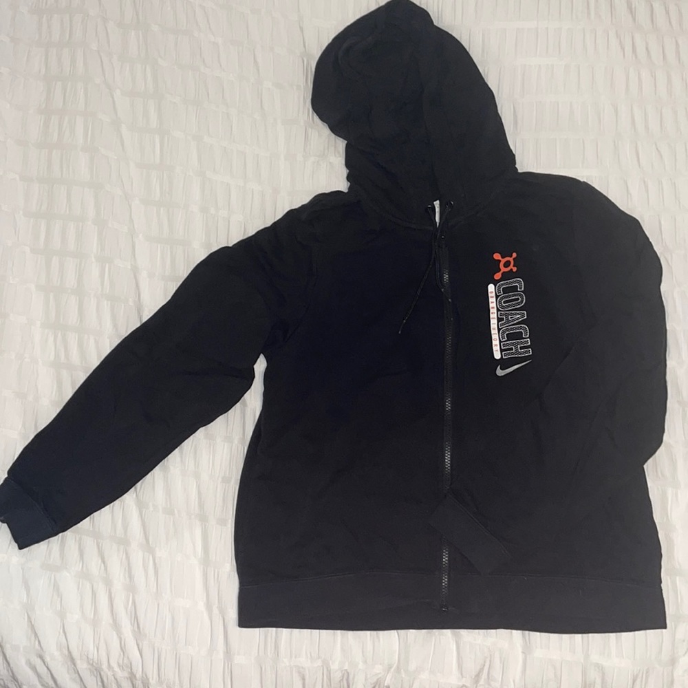 Black Nike Coach’s Zip-up Hoodie